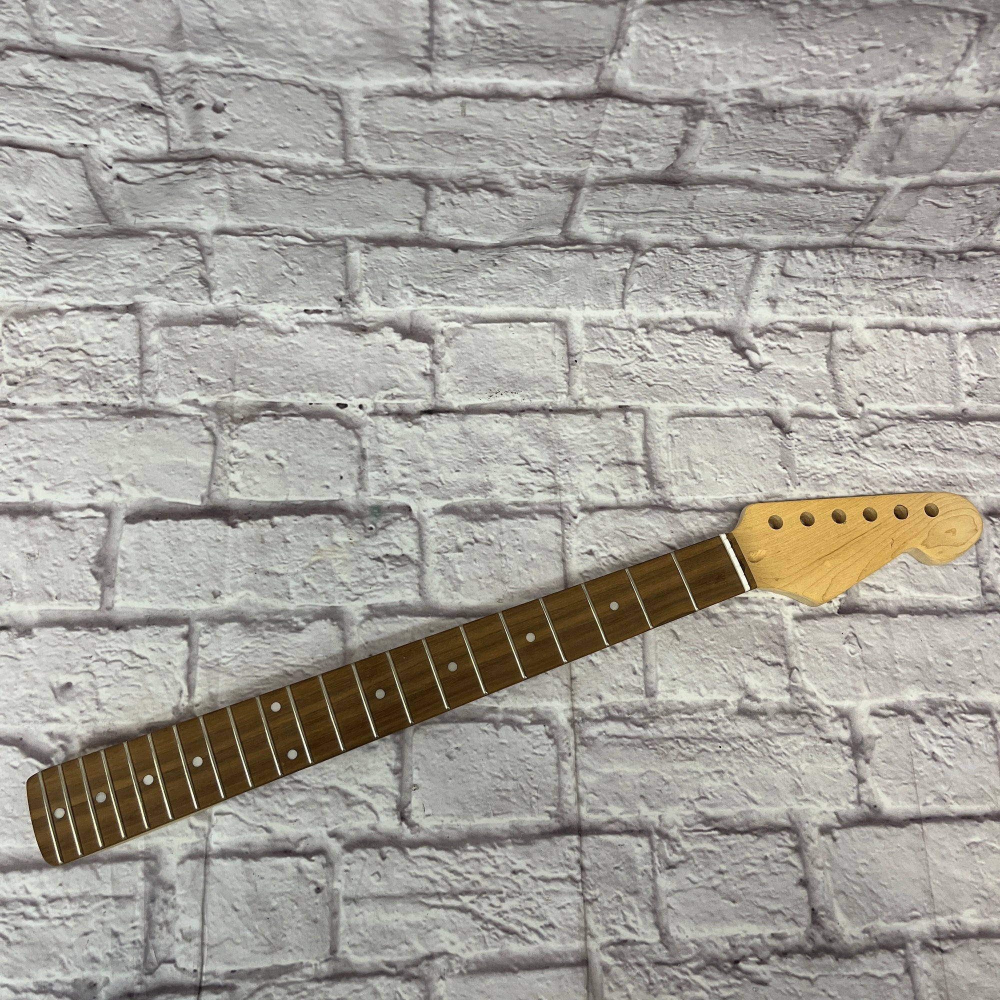 Unknown 22 Fret Rosewood Fretboard Guitar Neck w/ Top Nut