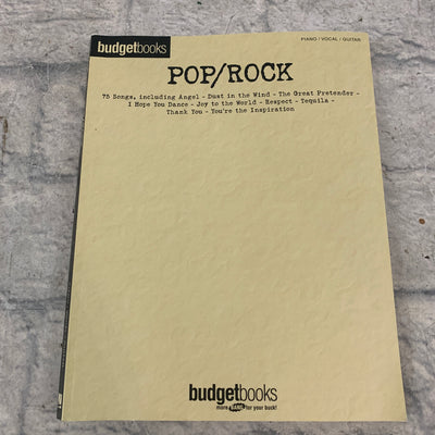 Pop/ Rock Vocal, Piano, Guitar Book