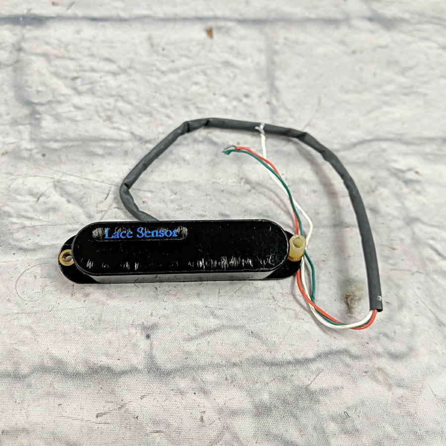 Fender Lace Sensor Blue Single Coil Pickup - Black Cover