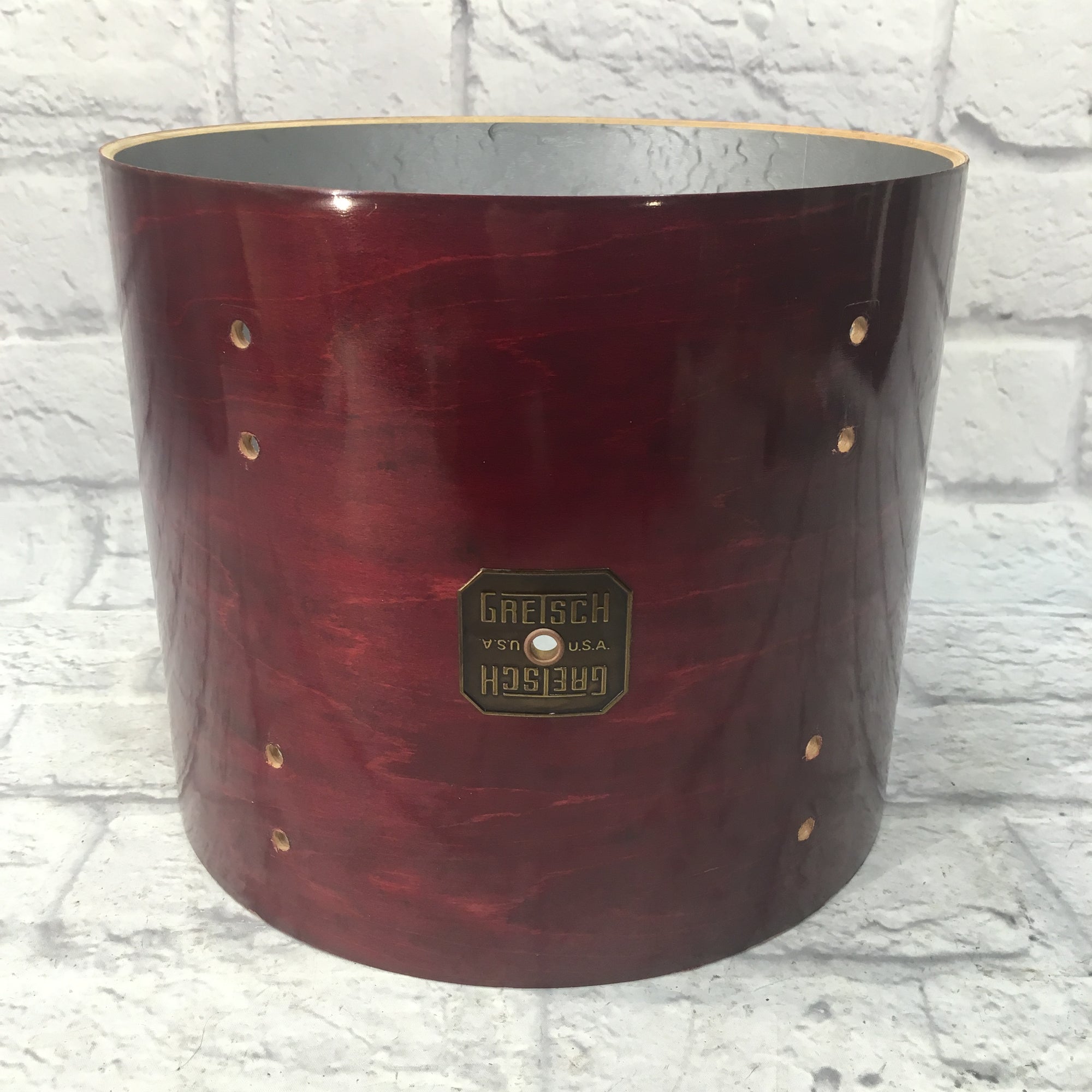 Gretsch 12x10 Deep Red Rack Tom Drum Shell