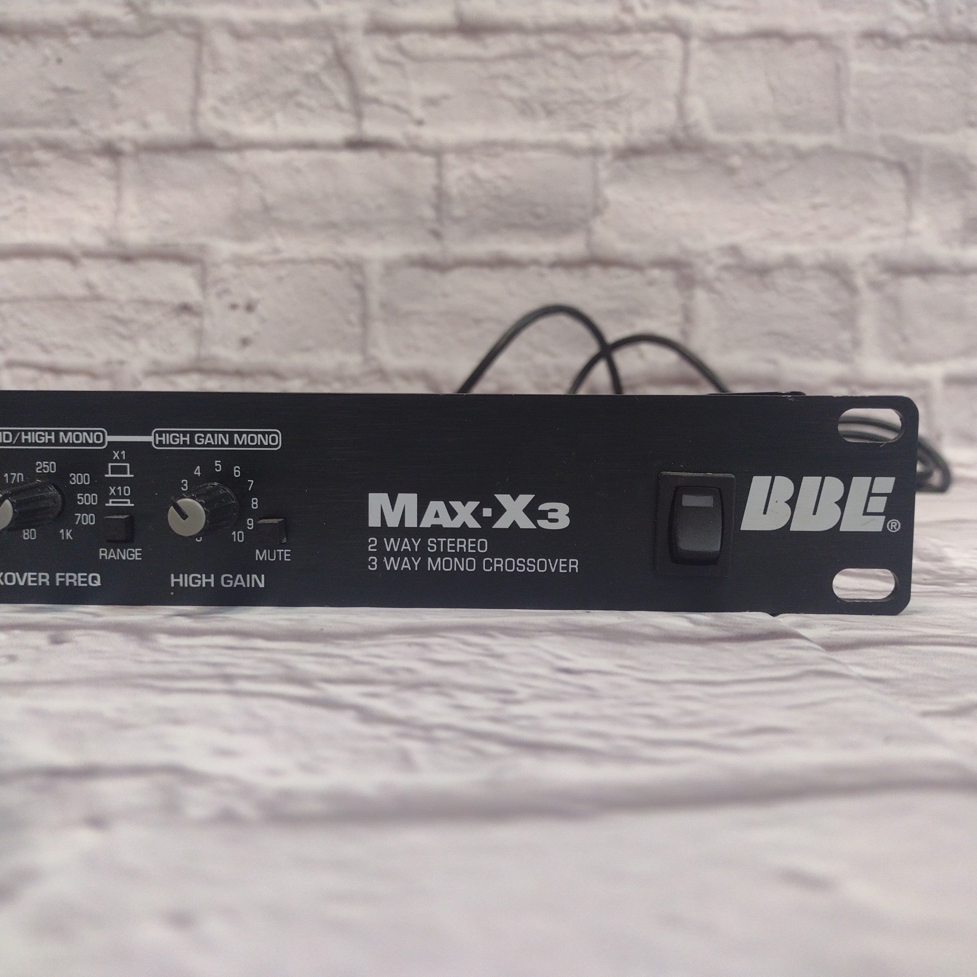 BBE Max-X3 Rack Mount Crossover