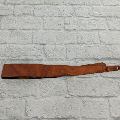 Unknown Distressed Leather Guitar Strap