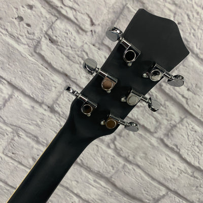 Glarry GT502 Acoustic Guitar Black