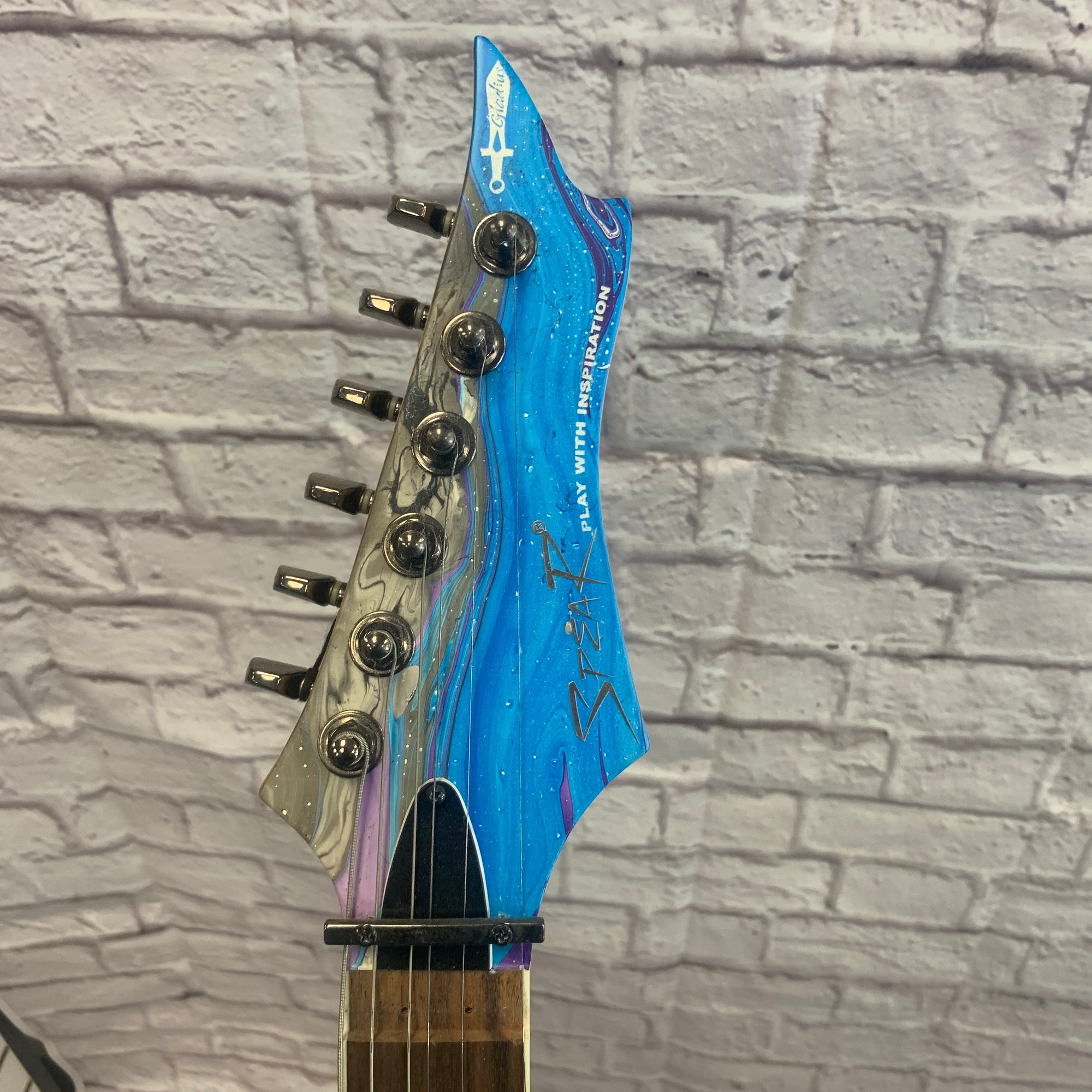 Spear Gladius Purple Swirl Electric Guitar - Evolution Music