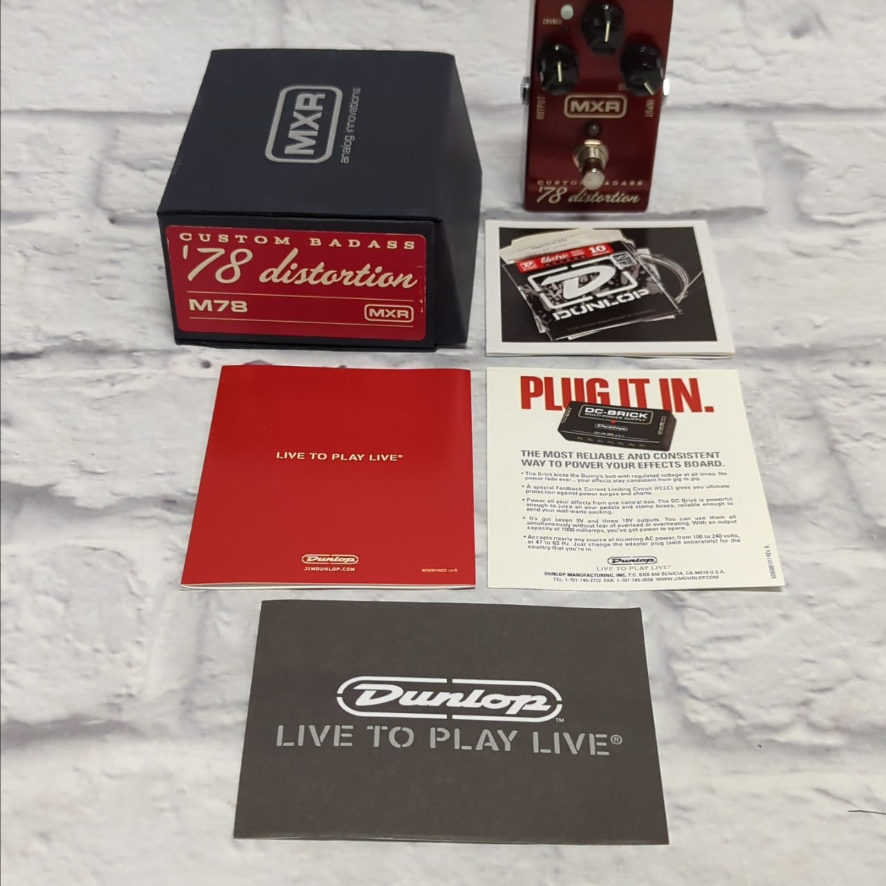 Dunlop MXR M78 Custom Badass 78 Distortion Pedal