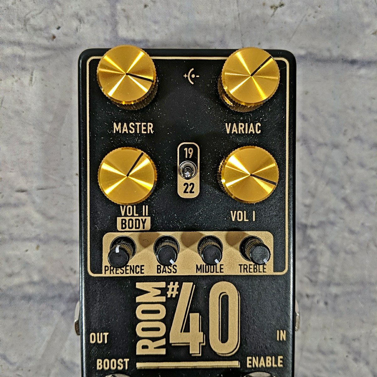 Tsakalis Audioworks Room 40 Distortion Pedal #74 (Marshall in a Box)