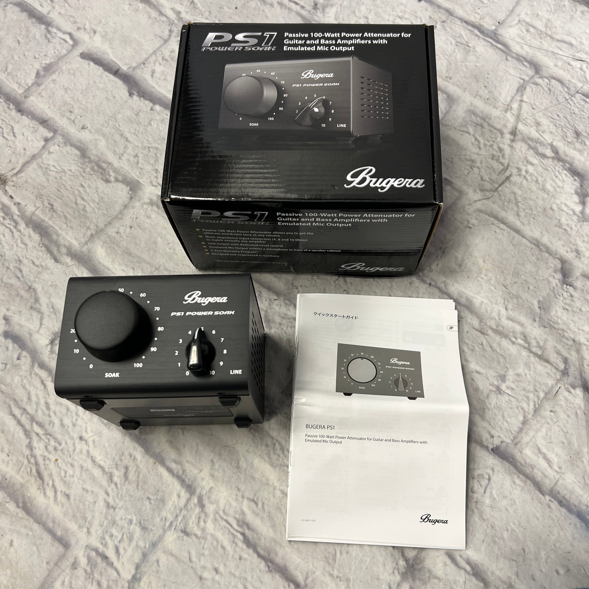 Bugera PS1 POWER SOAK アッテネーター Amazon.com: Bugera POWER SOAK PS1 Passive 100 Watt Power