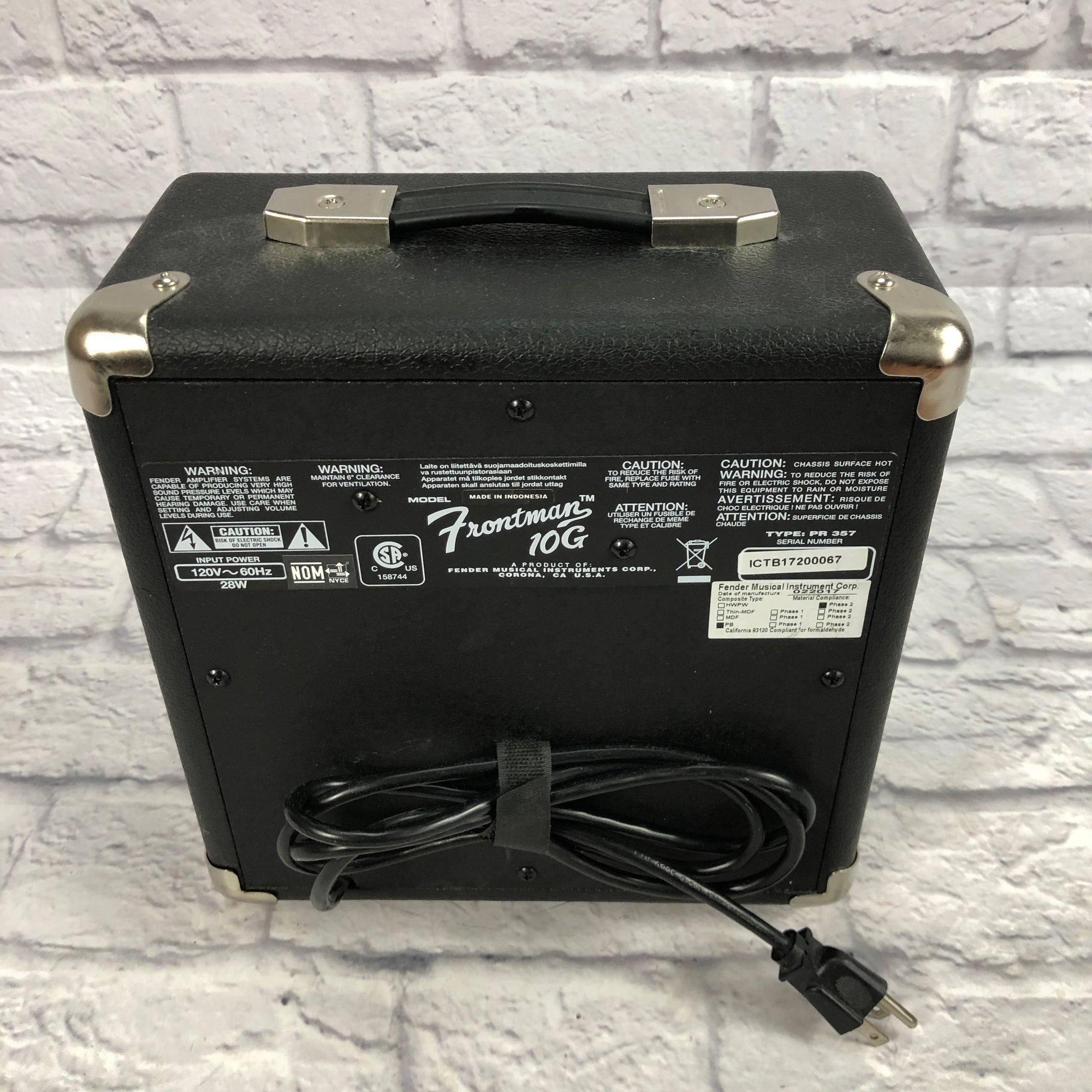 Squier Frontman 10G Practice Amp