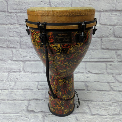 Remo Leon Mobley Signature Series Djembe w/ Kaces Gig Bag Case