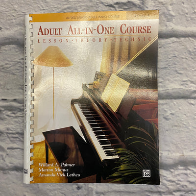Alfred Adult All-in-One Course Piano Level 1 Book