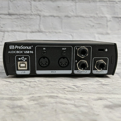 Presonus Audiobox USB 96 Interface Interface