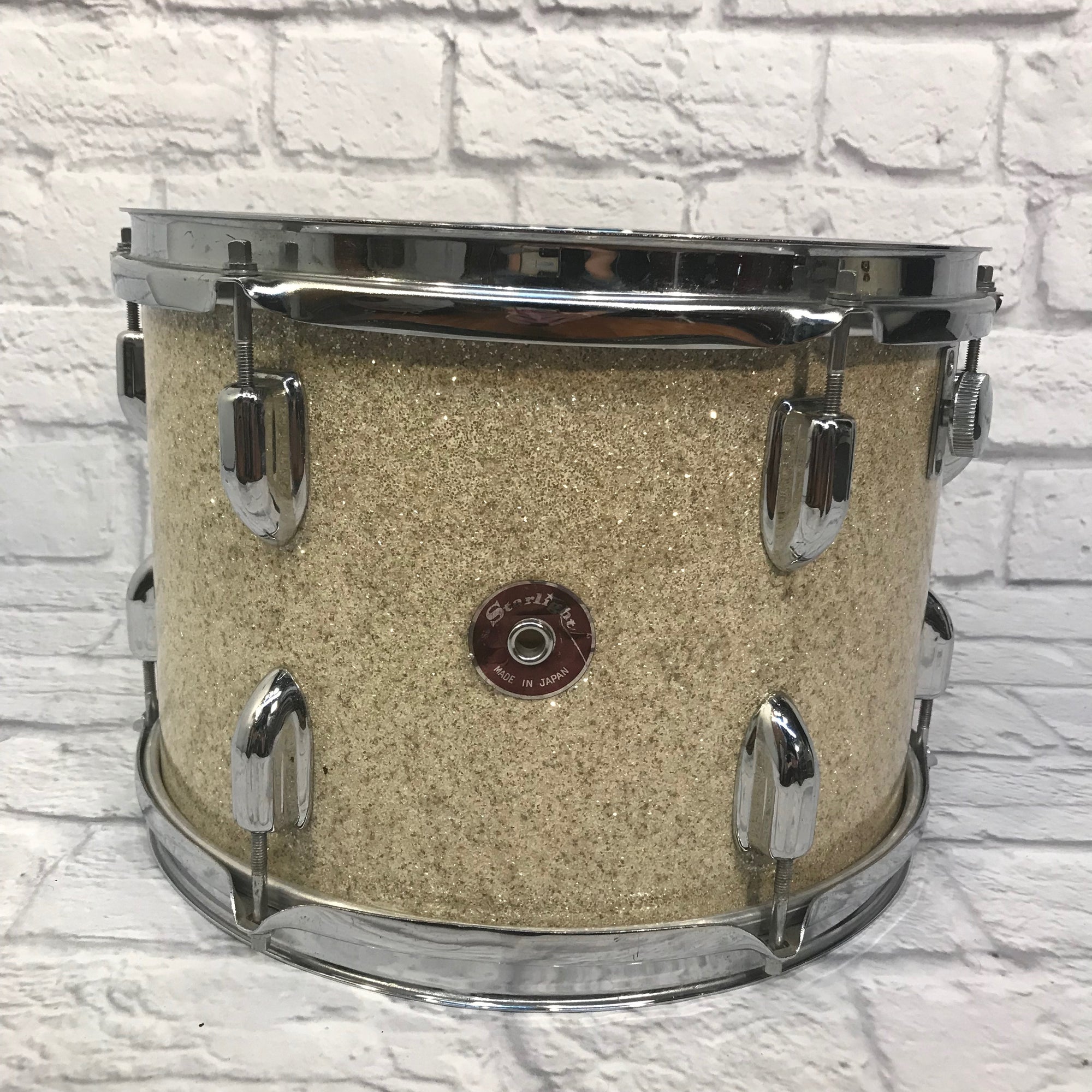 Vintage 1960's Starlight "Stencil" Drum Kit Gold Sparkle