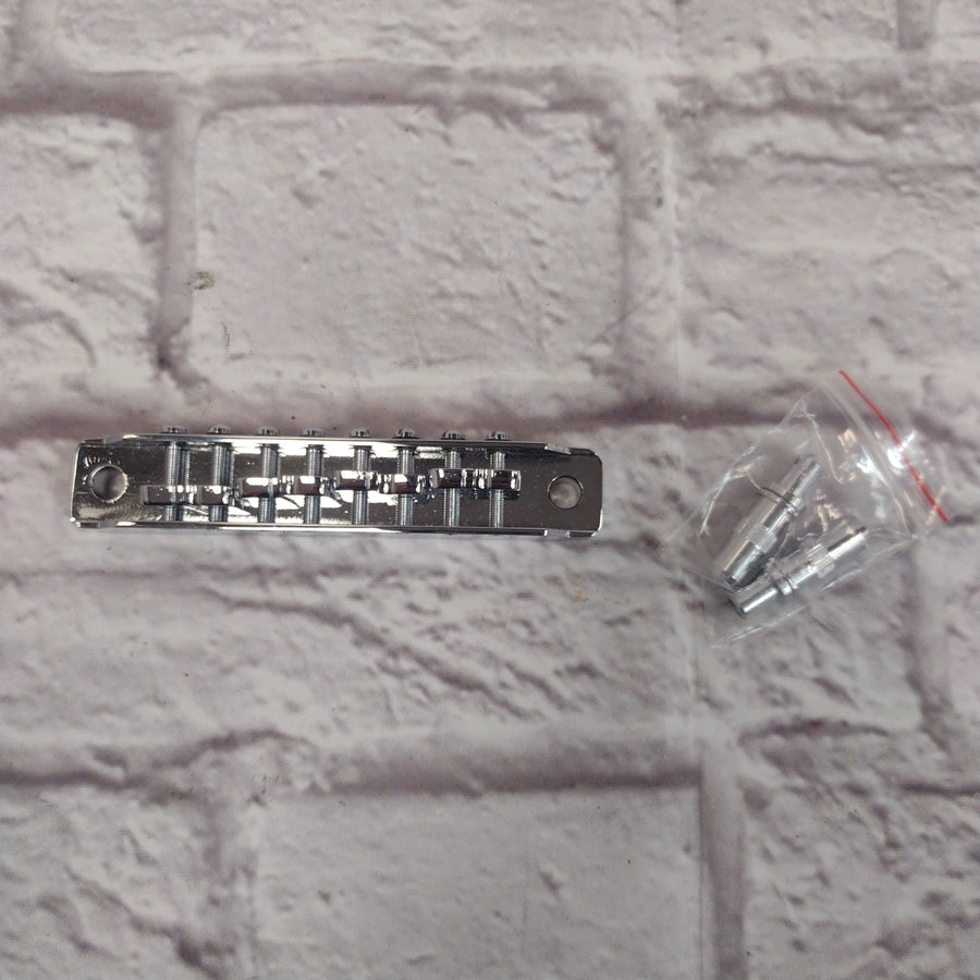 Unknown 8 String Chrome Bass Bridge