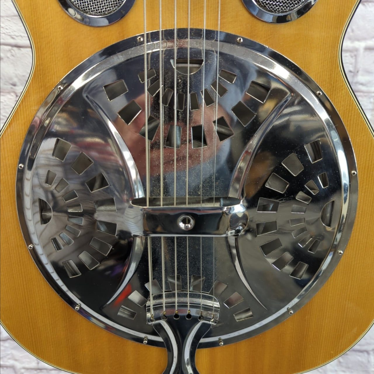 Kent Resonator Dobro with Lace Sensor Pickup Resonator