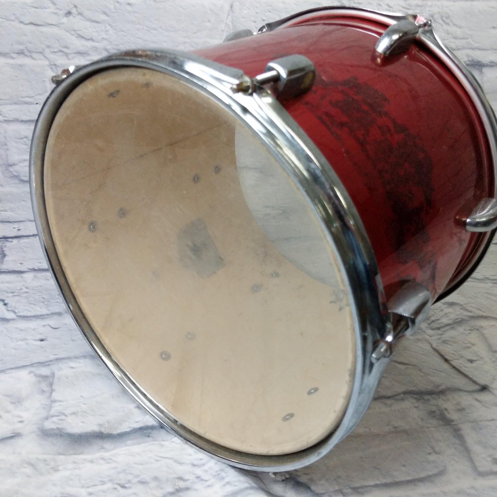 Unknown 13 inch Rack Tom - Red