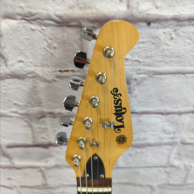 Lotus Strat Copy White 1980s Electric Guitar