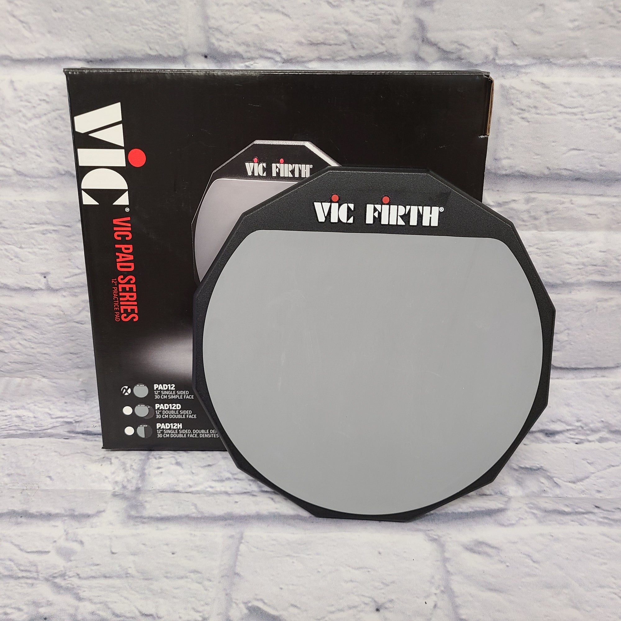 Vic Firth PAD12 Single Sided Practice Pad - Evolution Music