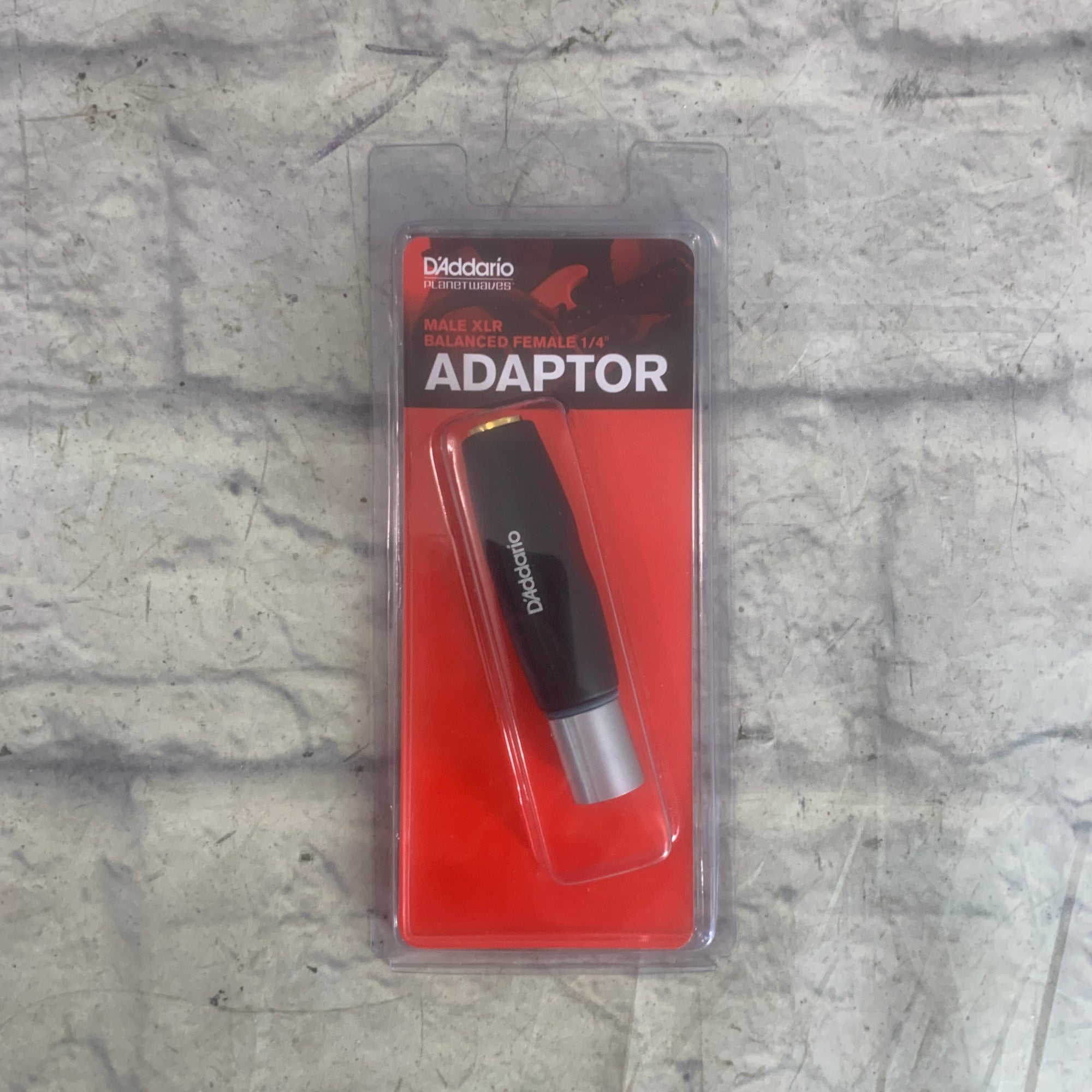 D'Addario XLR MALE TO 1/4 INCH FEMALE BALANCED Adapter/Splitter