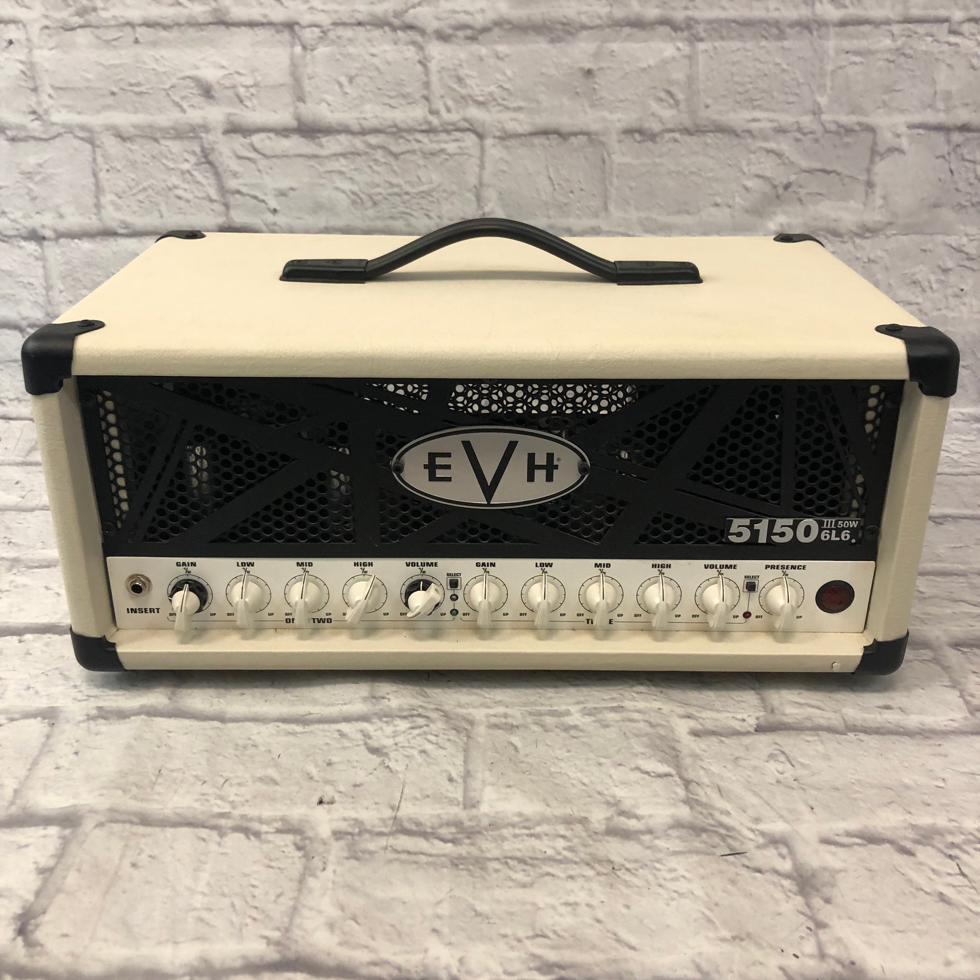 EVH 5150 III 6l6 3 Channel 50w Head Ivory