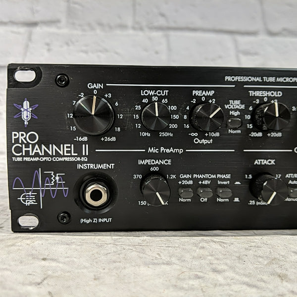 Prochannel Ii Art Pro Channel II - Tube Microphone Preamp DI Parametric Equalizer an ...