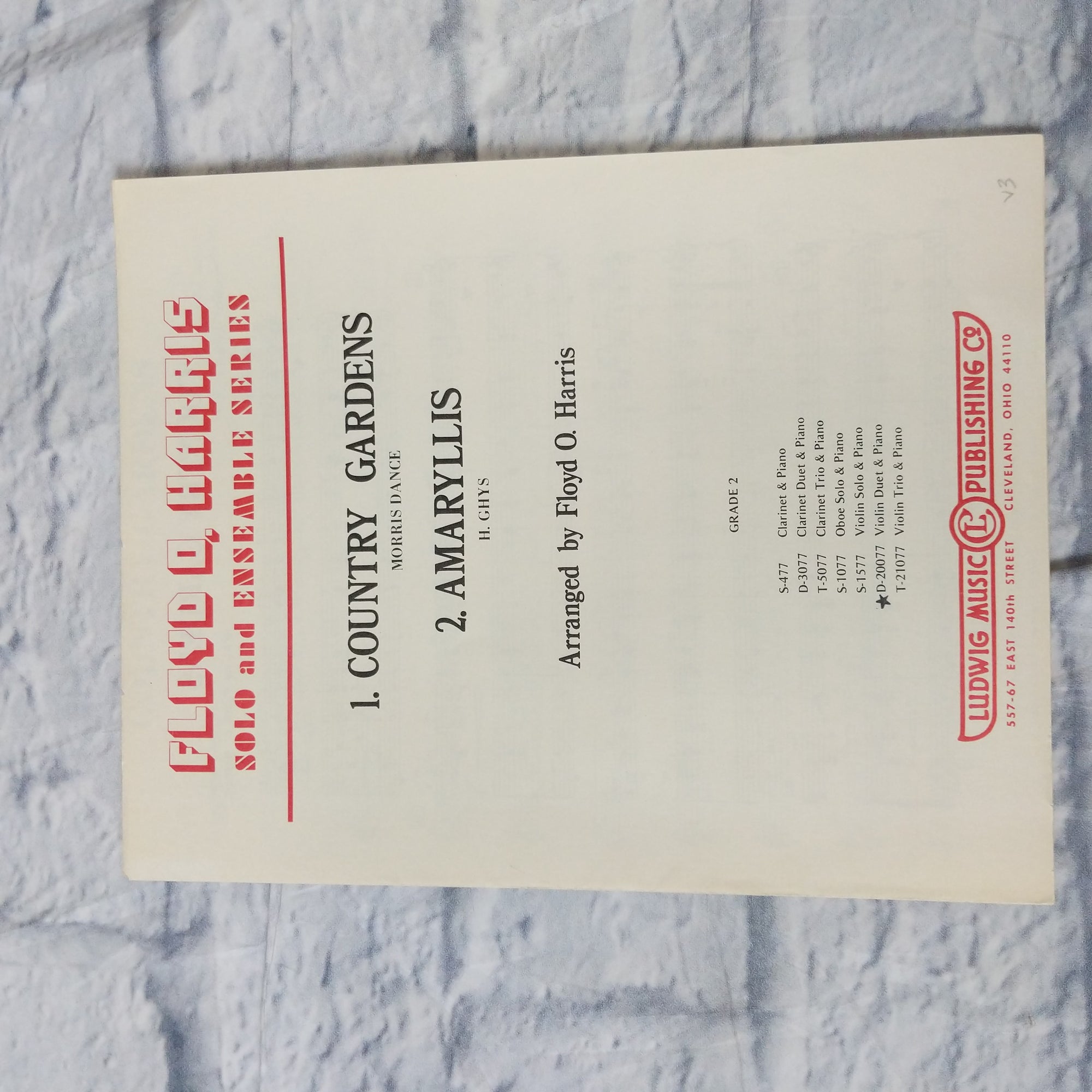 Floyd O. Harris Solo And Ensemble Series  Grade 2