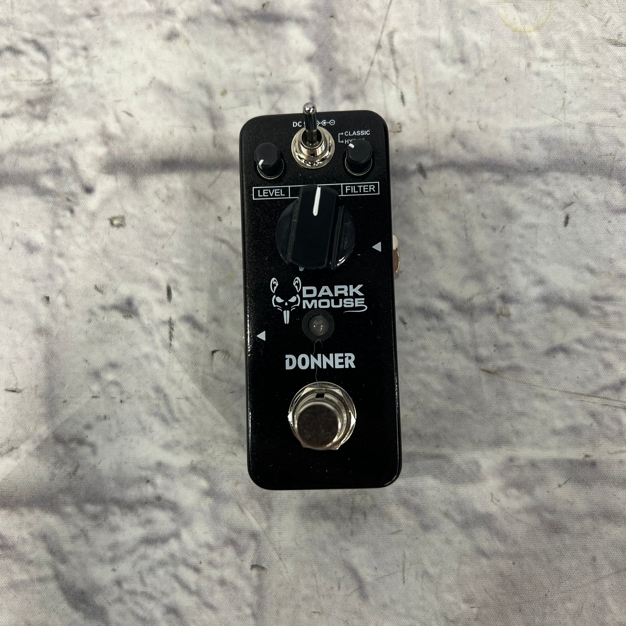 rat mini pedal Donner Dark Mouse Rat Style Mini Distortion Pedal