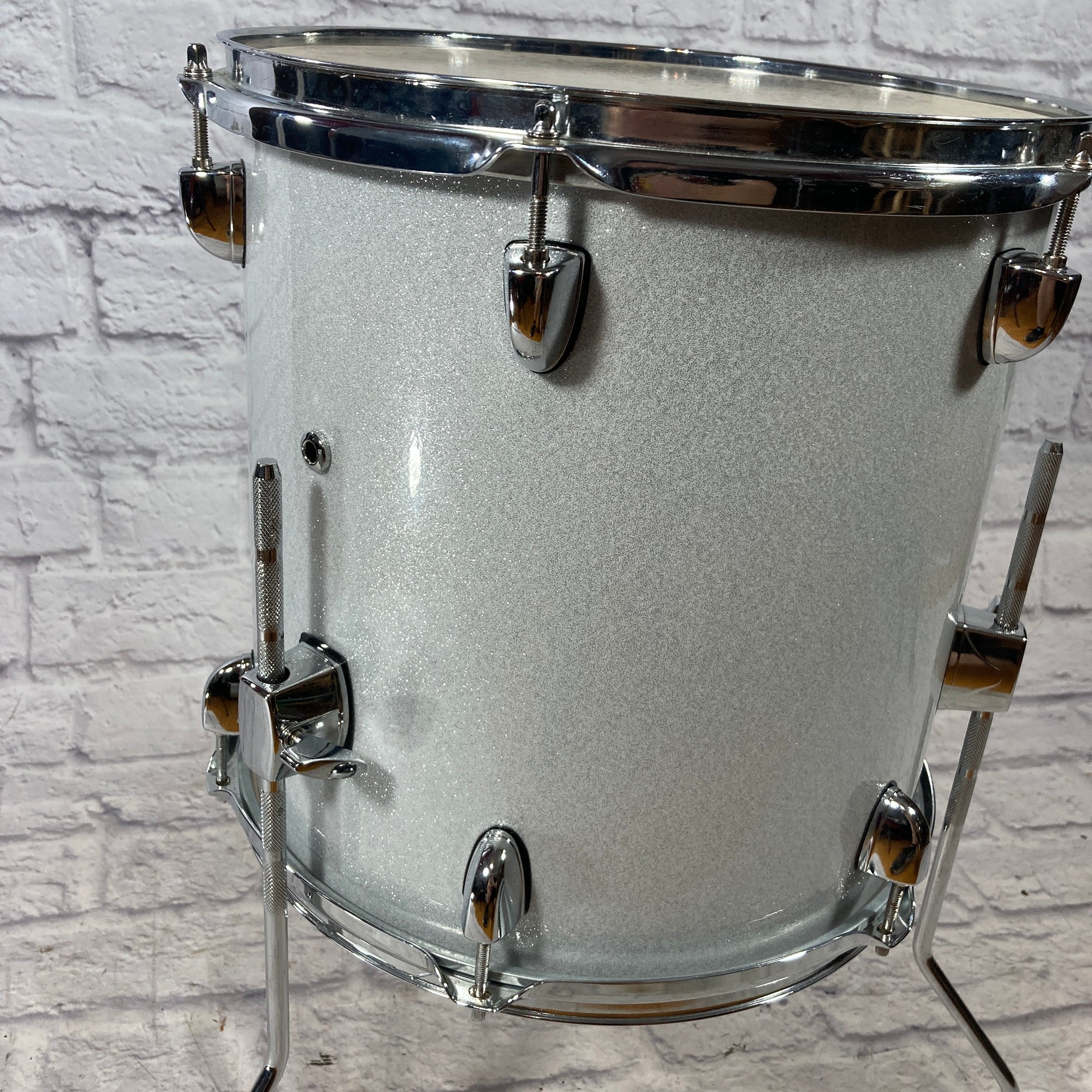 SPL 13 x 13 Silver Sparkle Floor Tom