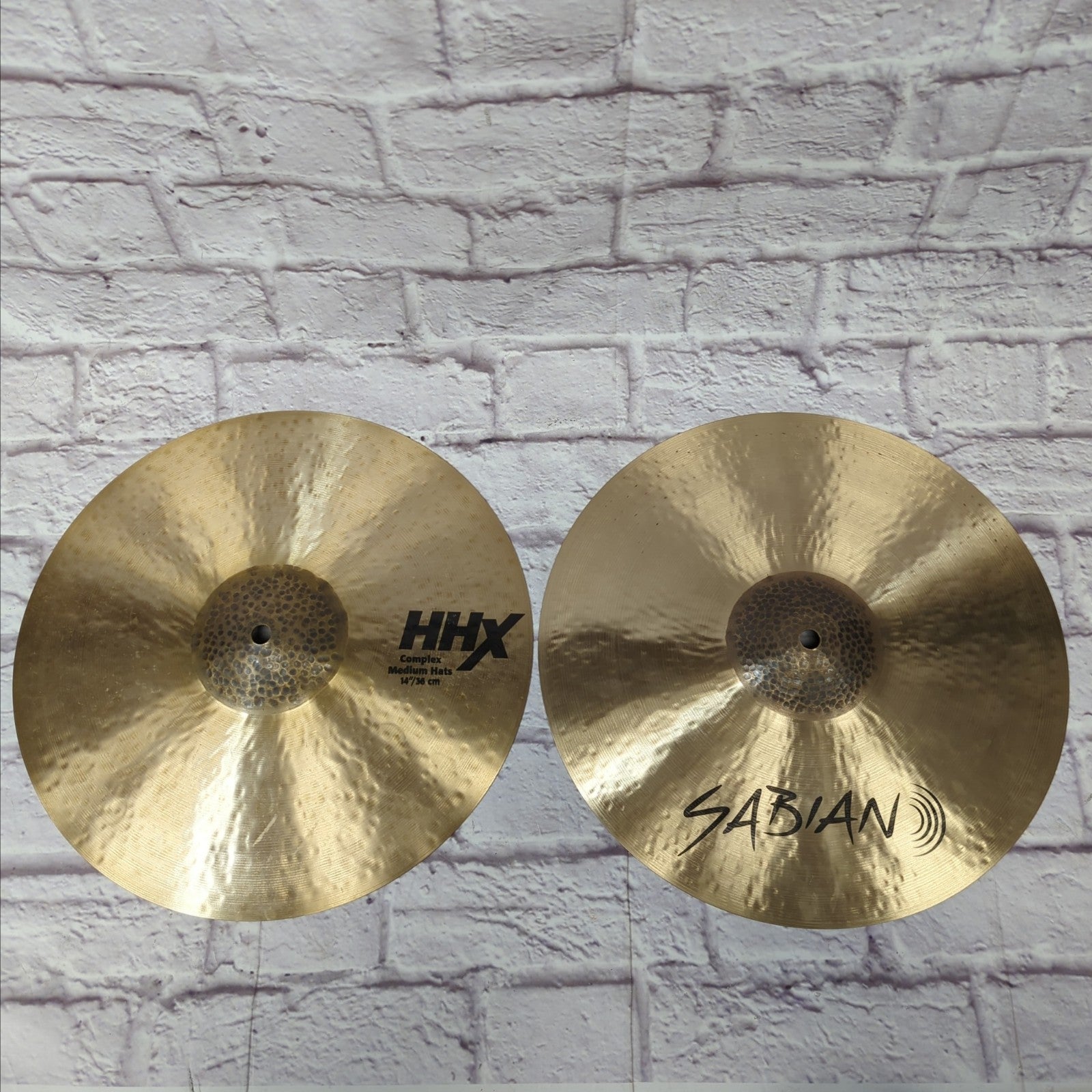 Sabian 14 HHX Medium Complex Hi Hat Cymbal Pair