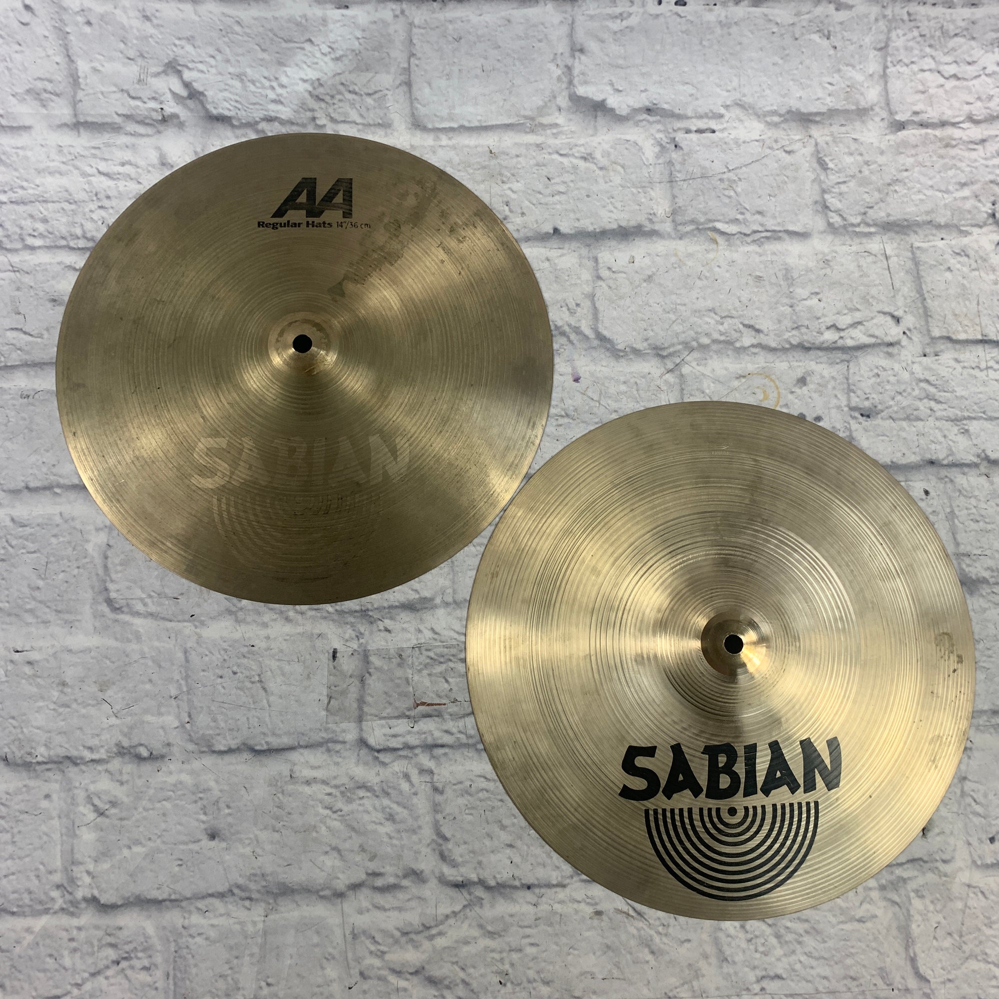 Sabian 14 AA Regular Hi Hat Cymbal Pair - Evolution Music