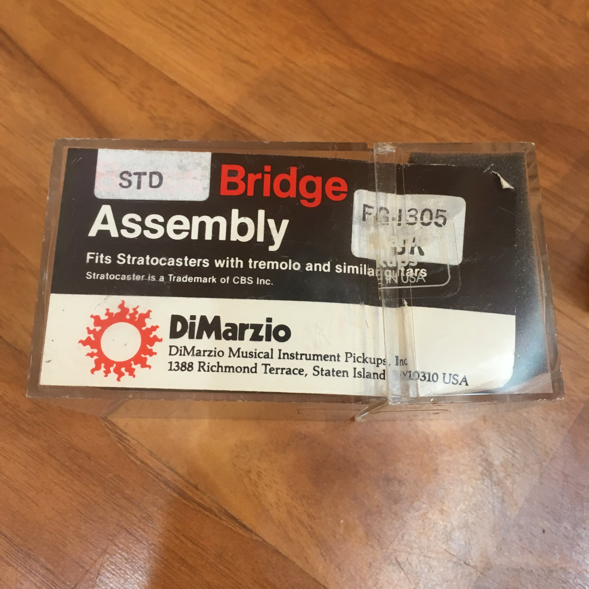 Dimarzio FG-1305BK Bridge for Strats and Similar Guitars