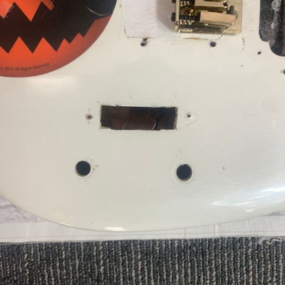 Unknown Teardrop Electric Guitar Body with Bridge