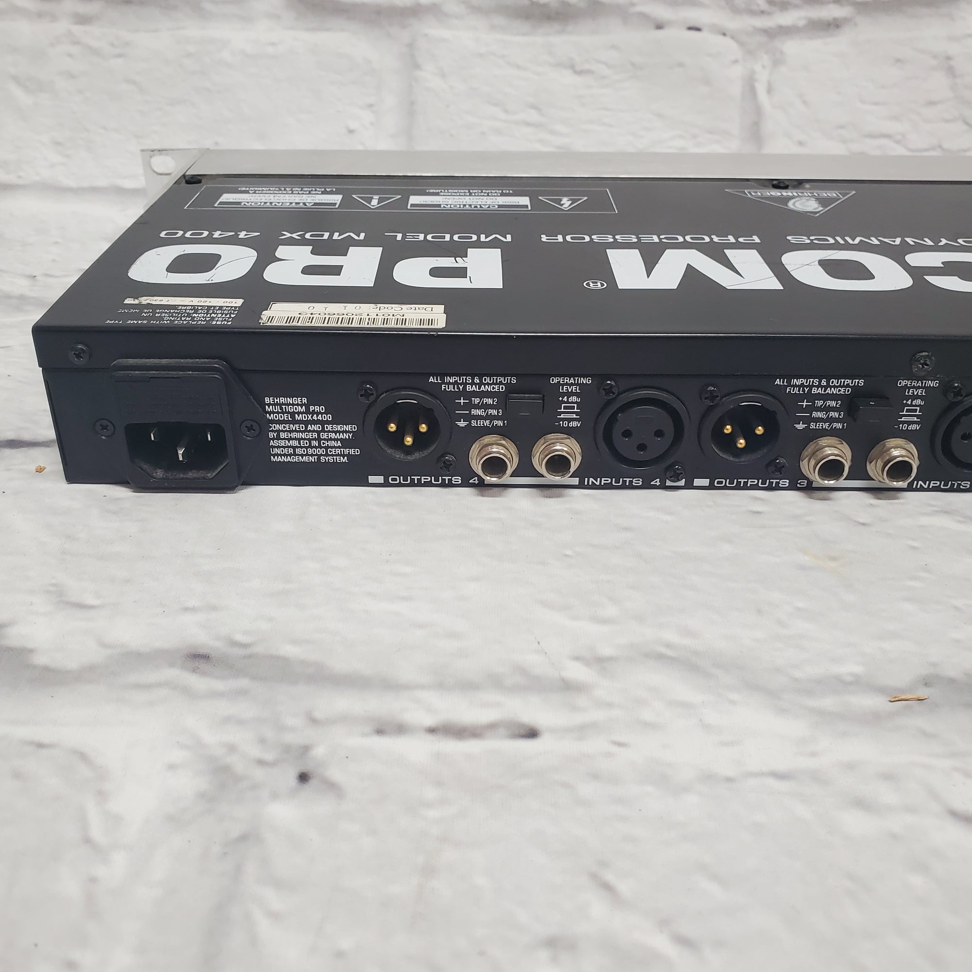 【中古】BEHRINGER ベリンガー MDX4400 MULTICOM PRO 中古】BEHRINGER ベリンガー MDX4400 MULTICOM PRO - メルカリ