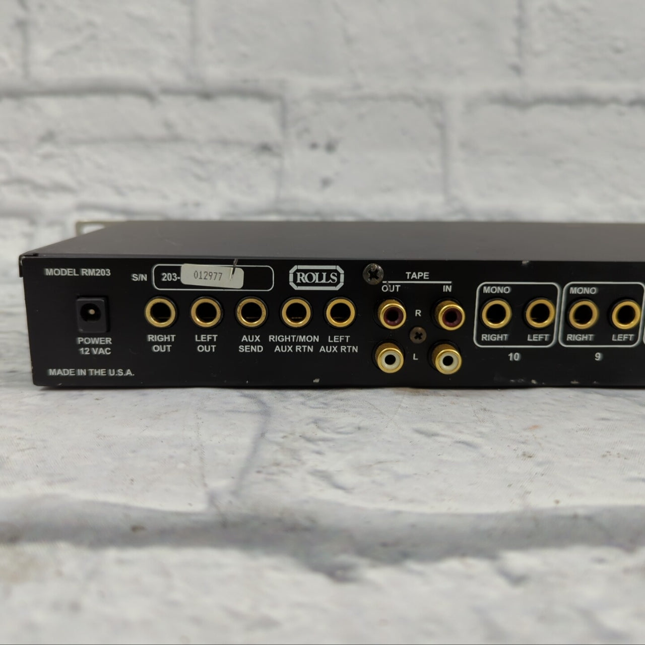 Rolls RM203 Rackmount Stereo Line Mixer