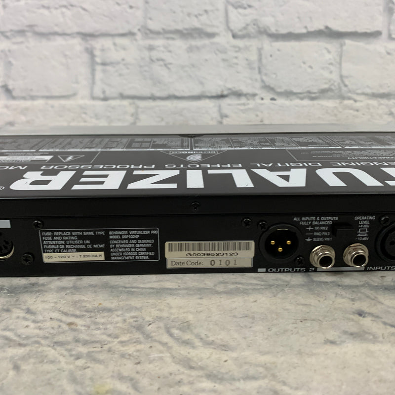 Behringer DSP1024P Virtualizer Pro Multi Effects Unit - Evolution Music