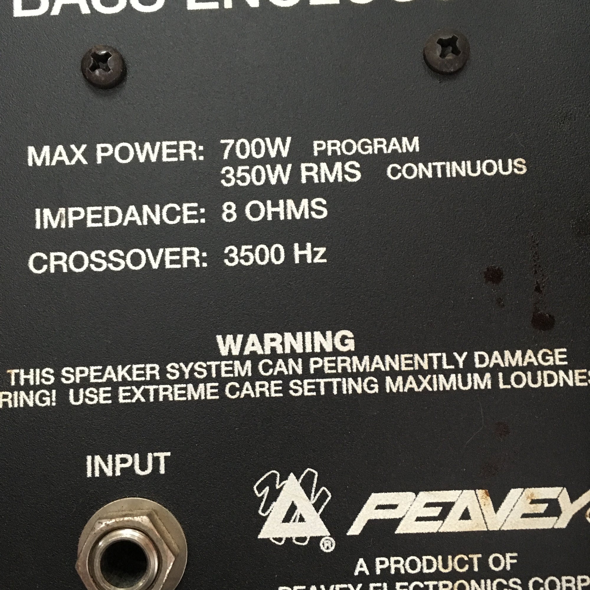 Peavey 410TX 4x10 Bass Cabinet - Evolution Music