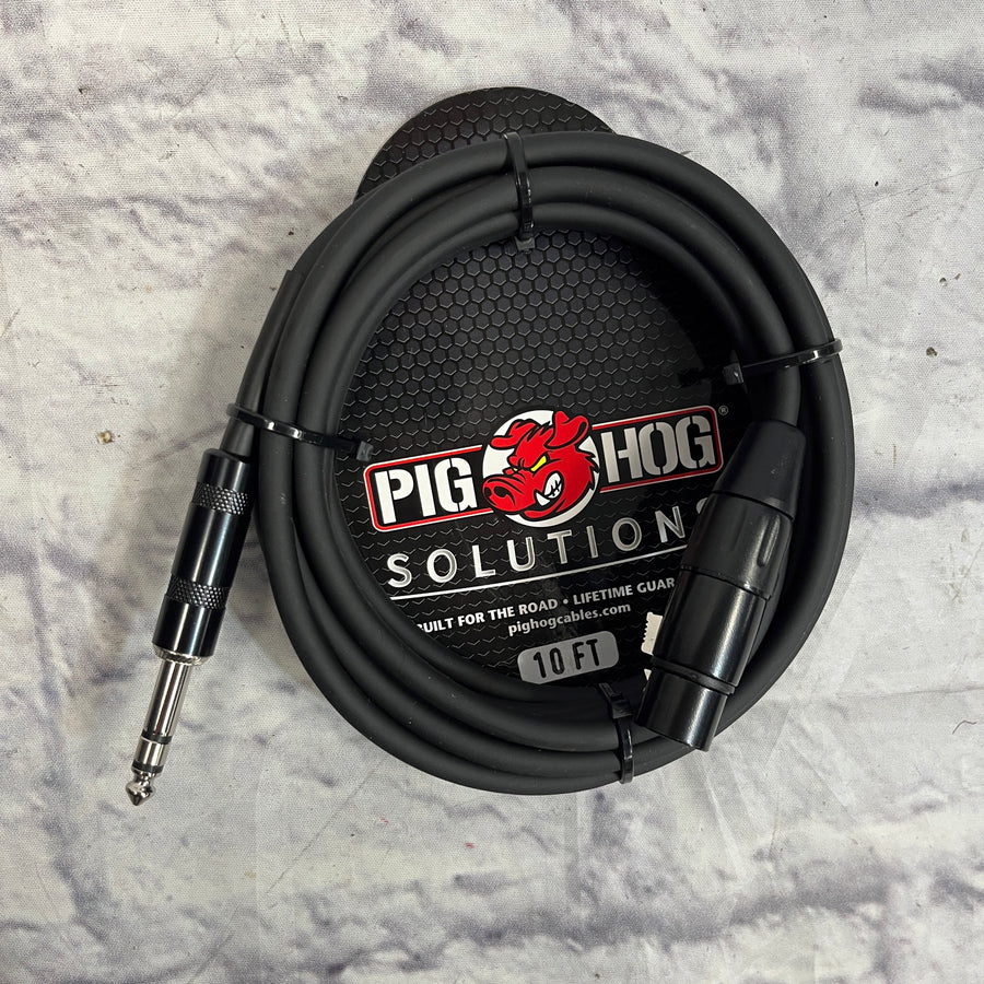 Pig Hog PX-TMXF1 10 TRS Male - XLR Female Balanced Cable