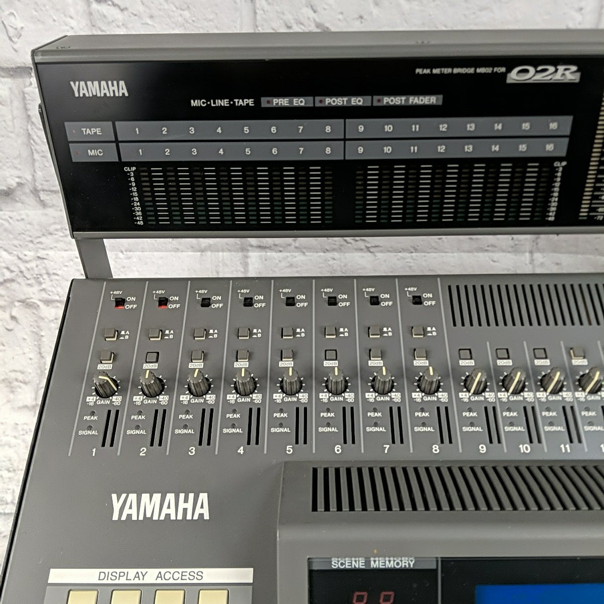 O2r Mixer Rear Yamaha O2R Digital Mixing Recording Console - Evolution Music