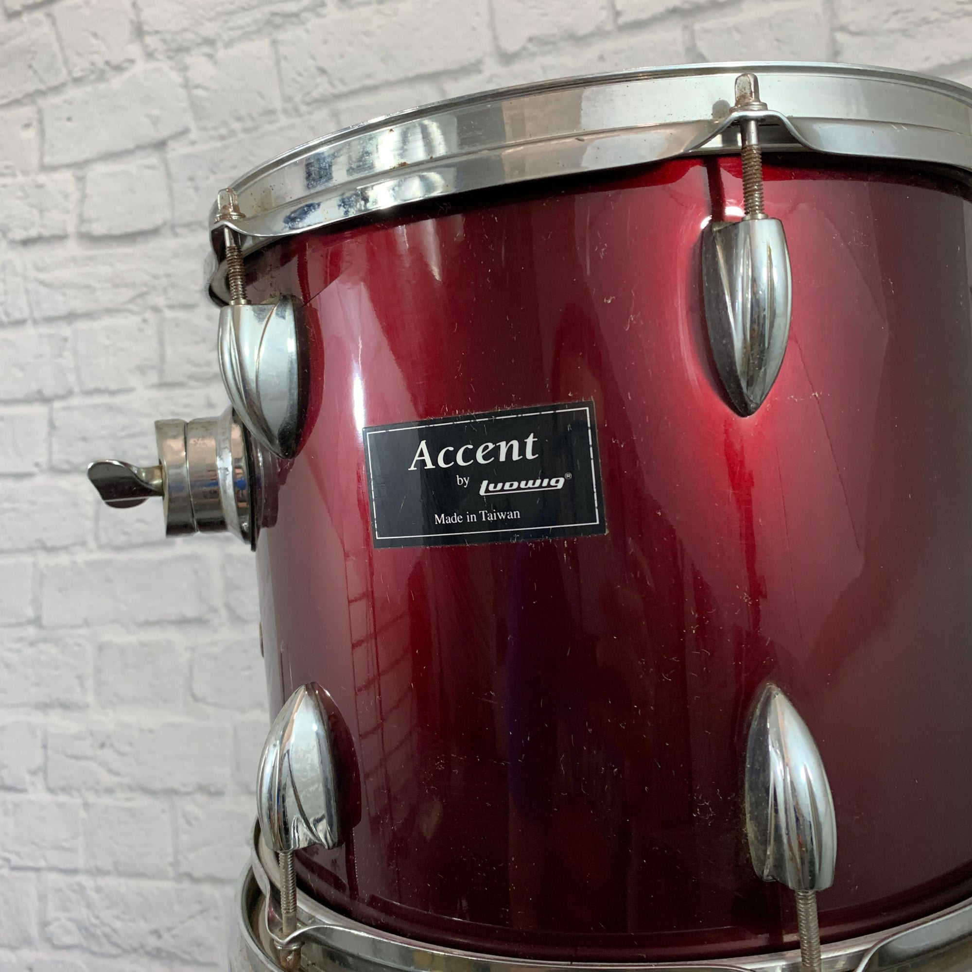 Ludwig Accent Drumkit Drum Kit Red