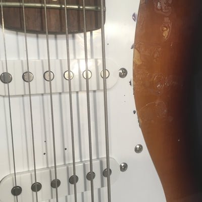 Squier Stratocaster Affinity Series Left-Handed Electric Guitar Sunburst