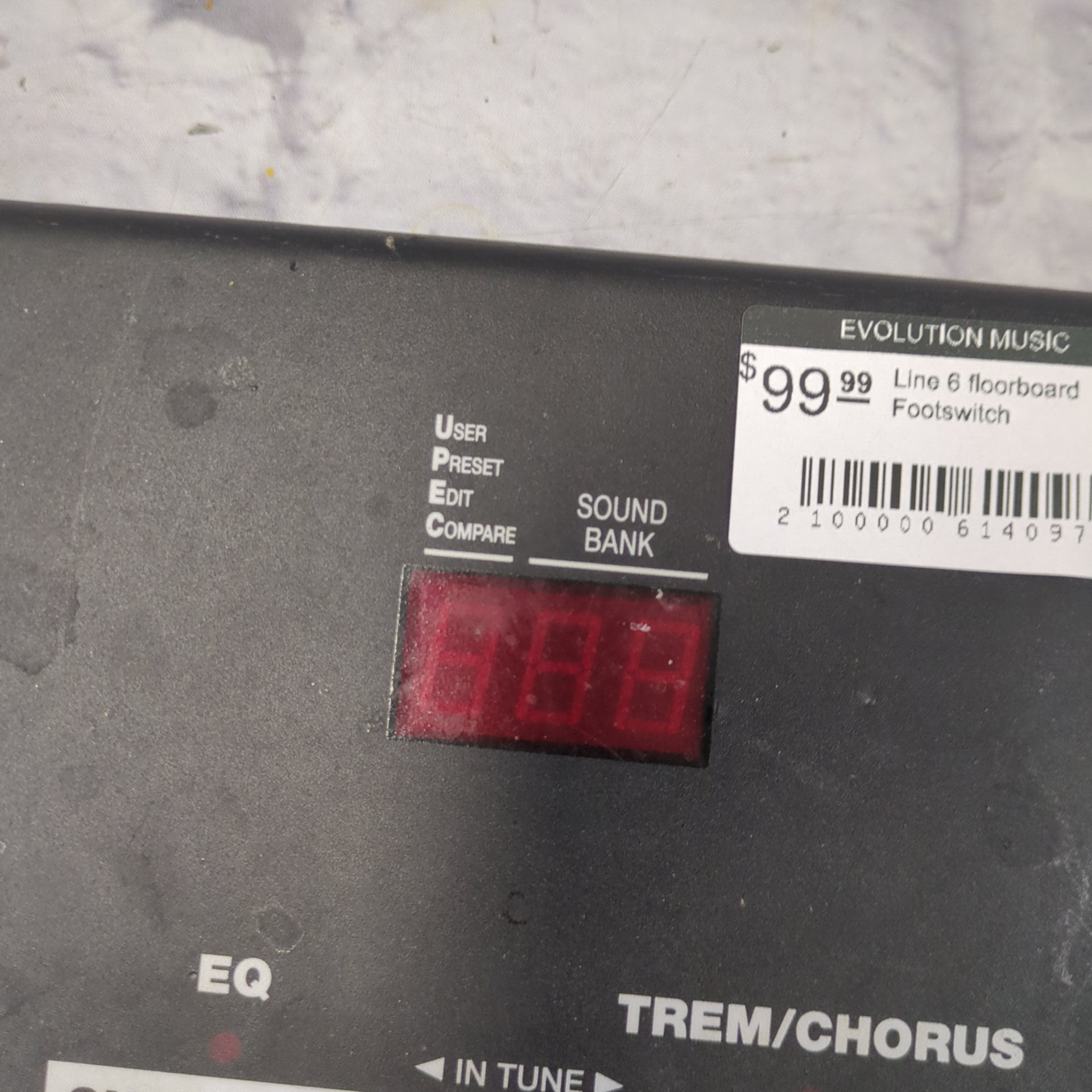 Line 6 floorboard Footswitch Evolution Music