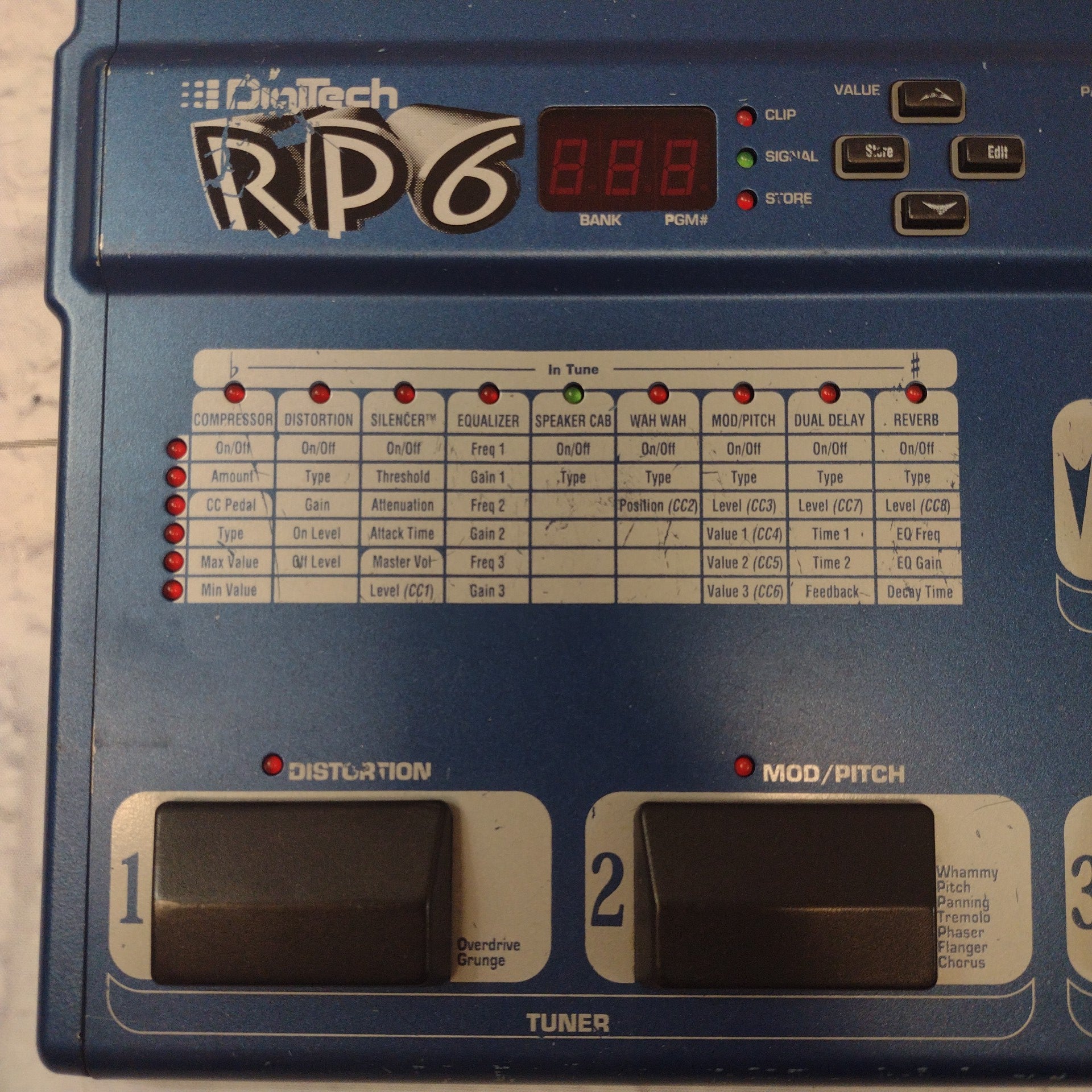 Digitech RP6 Multieffects Pedal - Evolution Music