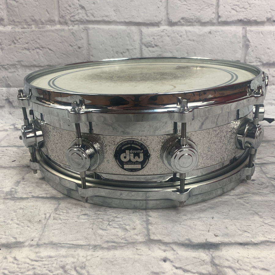 DW Edge Broken Glass Snare Drum 14 All Maple Shell