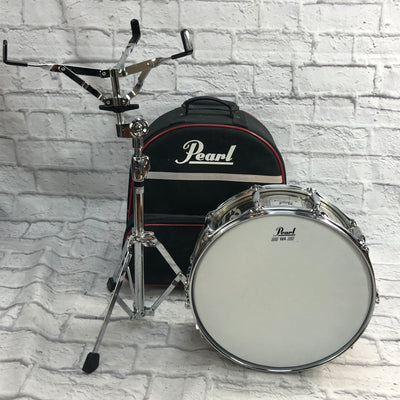 Pearl 14 Steel Shell Student Snare Kit with Stand & Case