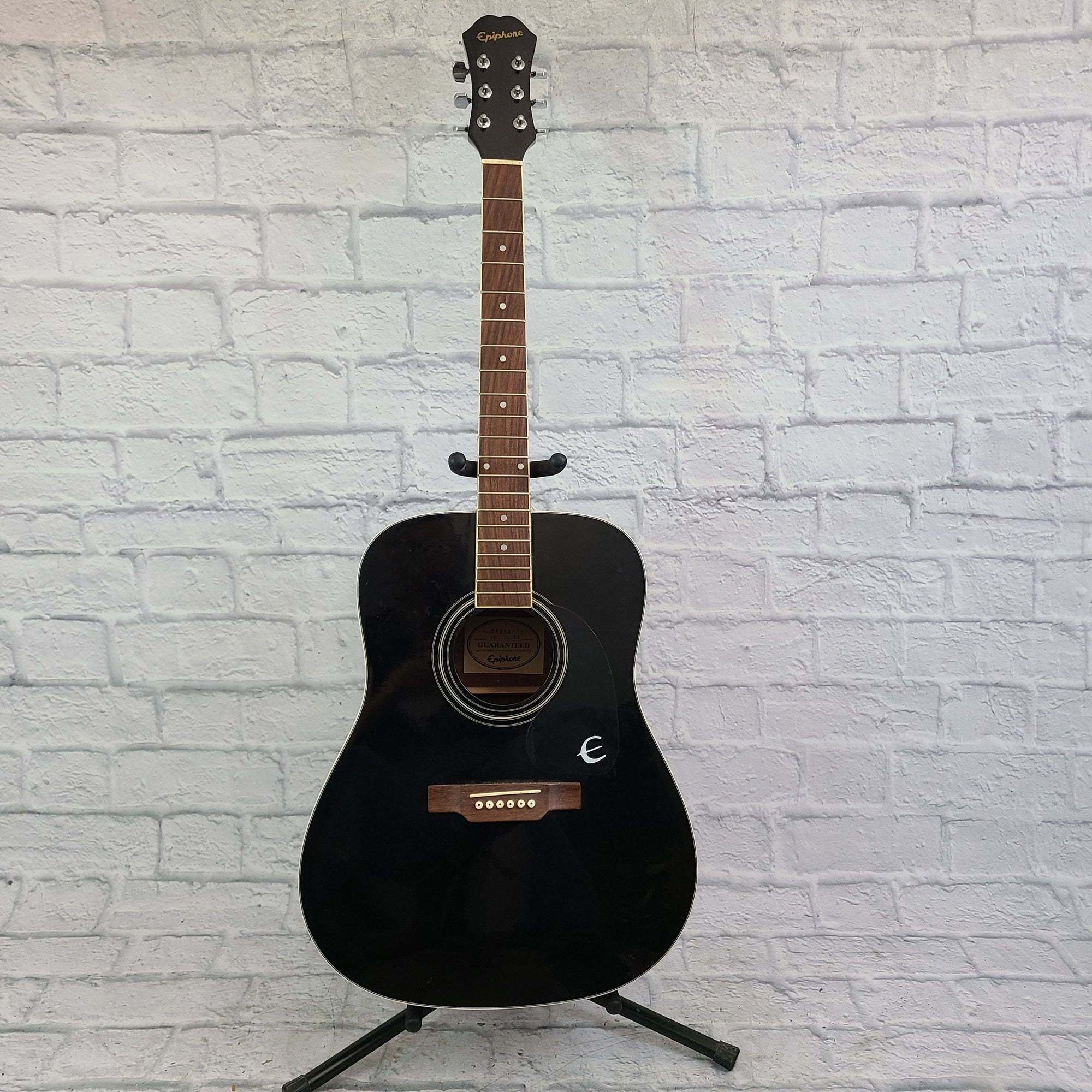 Epiphone PR-100EB Acoustic Guitar AS IS (Black)