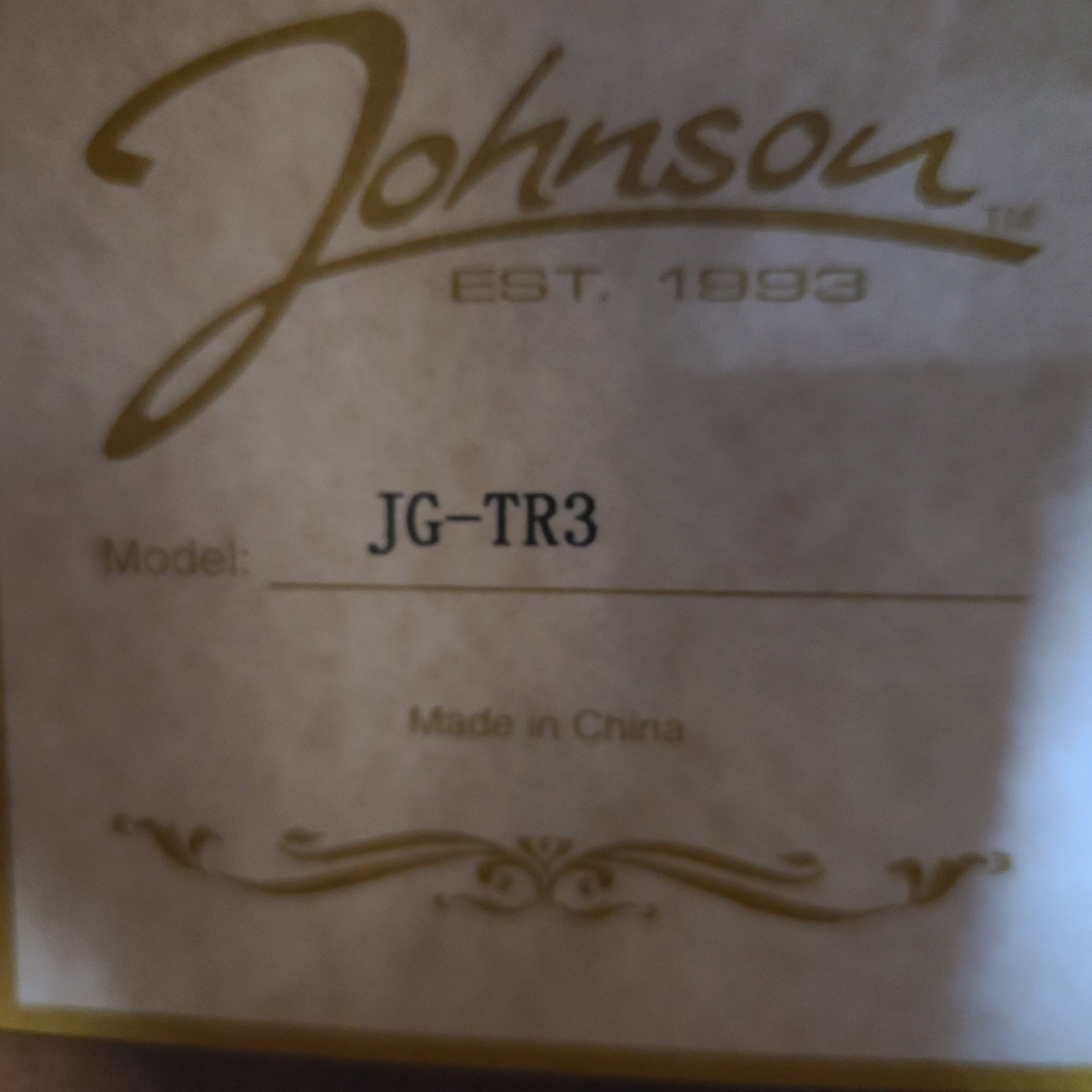 Johnson JG-TR3 Travel Acoustic Guitar