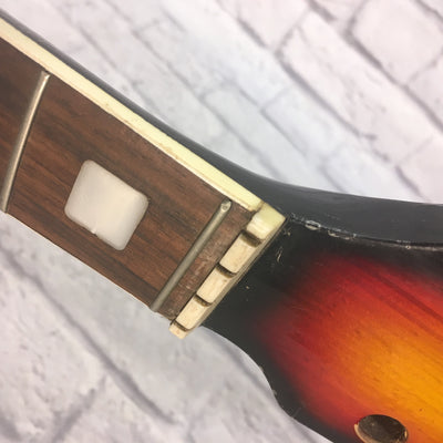 Vintage 1960s Short Scale Bass Guitar Neck (G) Rosewood Fretboard Made in Japan