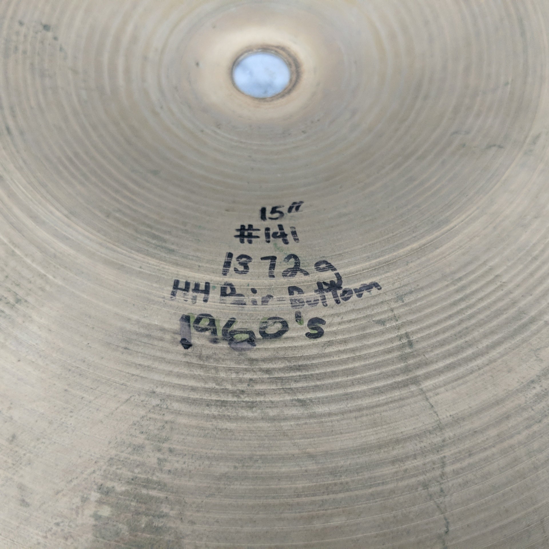 Zildjian Avedis Vintage 1960's 15" Hi Hats (Damaged)