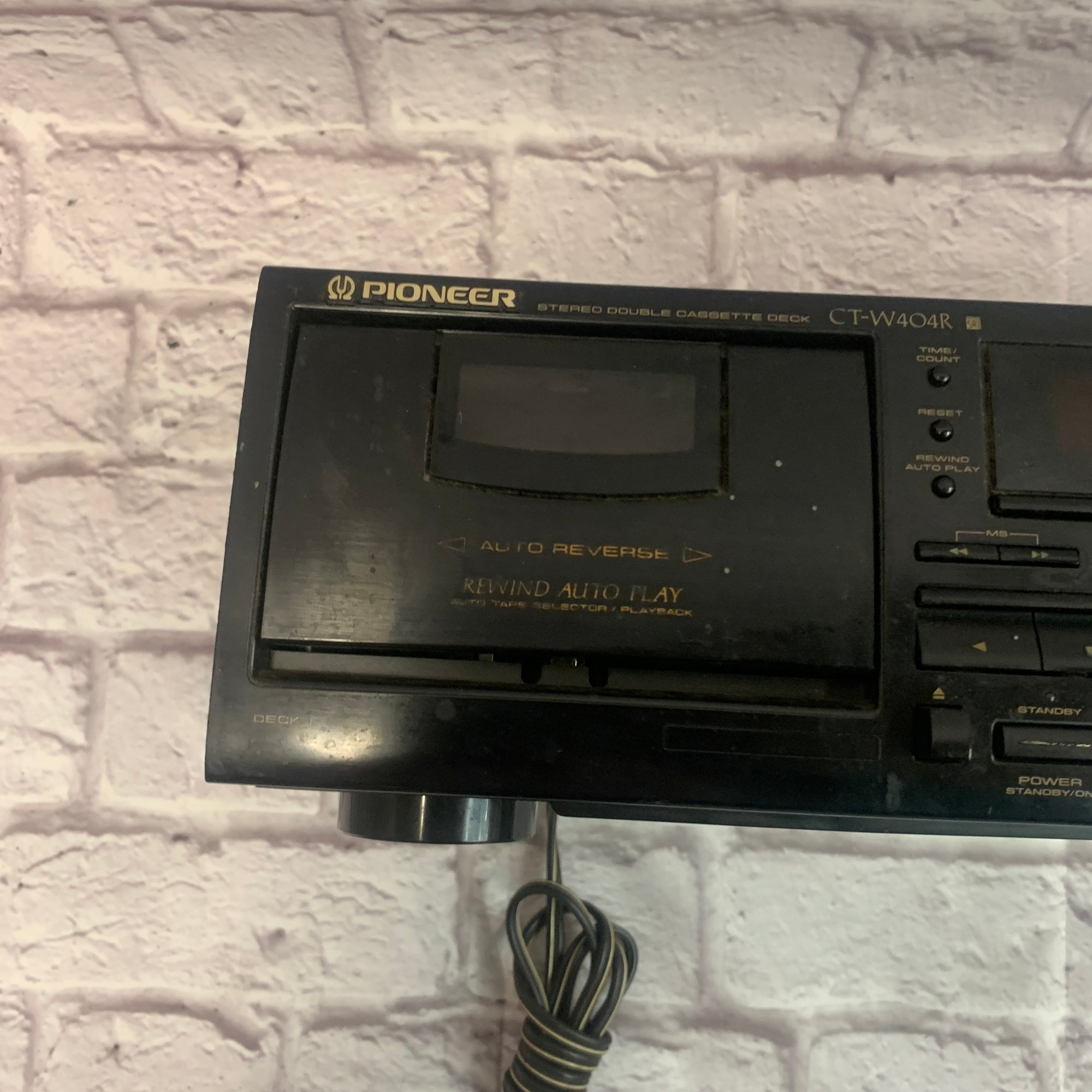 Pioneer CT-W404R Stereo Double Cassette Deck