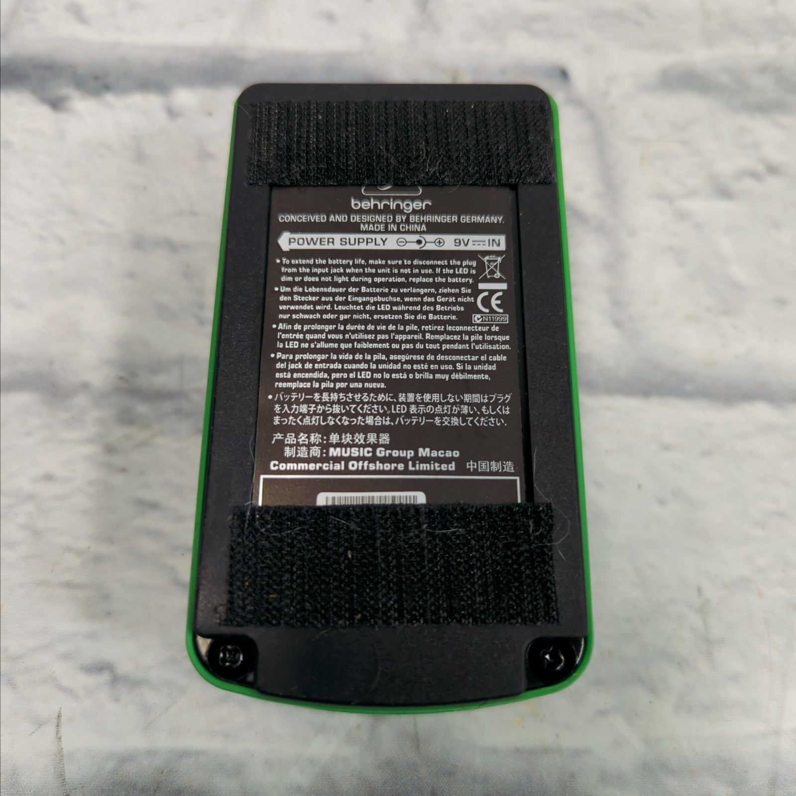 Behringer TO800 Vintage Tube Overdrive Pedal TS9 Style