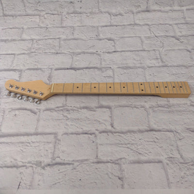 Unknown 22 Fret Maple Electric Guitar Neck with Fender Tuners